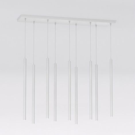 Lampada a sospensione SELTER in acciaio grigio
