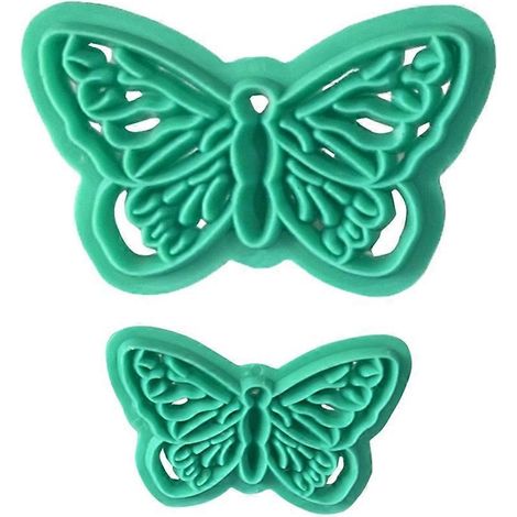 2 Moules à Biscuits Papillon en Plastique - Idée Cadeau pour Amateurs de Pâtisserie (1/3)