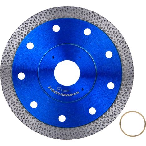 Disque diamant 115mm pour coupe béton et marbre, kit de remplacement pour meuleuse d'angle (1/5)