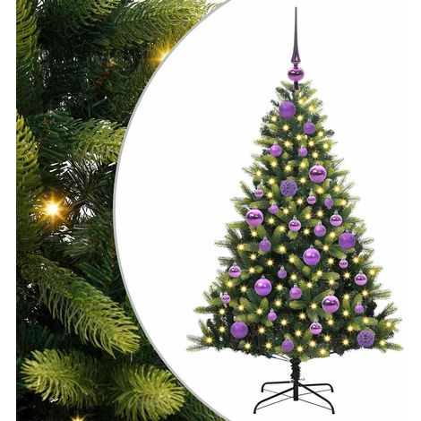 Árbol de Navidad Artificial Articulado 150 LEDs Verde 120 cm vidaXL