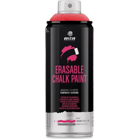 Tiza roja en spray lavable 400 ml mtn Pro (1/5)