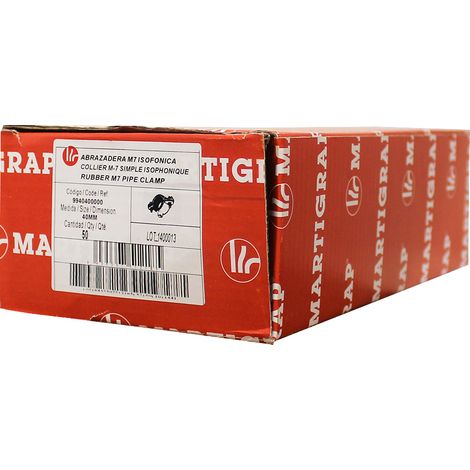 50 colliers isophonique simple M7 x 150 pour tube Ø40 - Arcanaute (1/5)