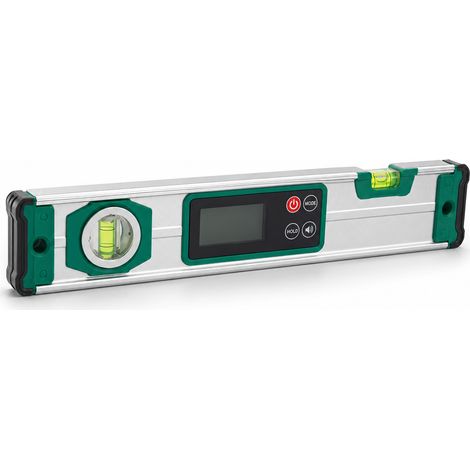 400 mm electronic spirit level in aluminium with magnet