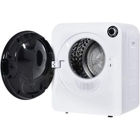 Fortuna Lai – Sèche-linge à évacuation 3 kg 830W – Acier inoxydable – 5 programmes – Installation murale – Classe énergétique C – Niveau sonore 58-62 dB (1/5)