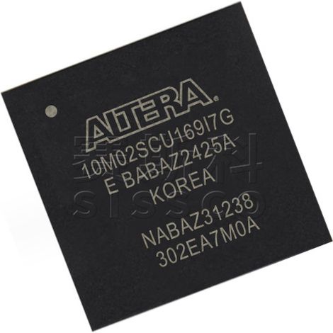 10M02SCU169I7G Electronic component chip IC, 5 units of electronic component chip, 5 units shipped.