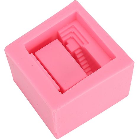 Moules en silicone uniques en forme de maison, pour gâteaux, savons, pots de fleurs, moules en béton, accessoires de bricolage pour la maison BK2081 (1/5)