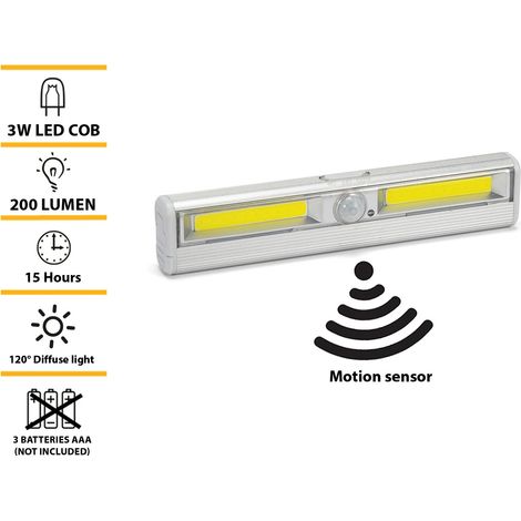 Mini reglette led smarty velamp lt011- a batteria-3w (1/5)
