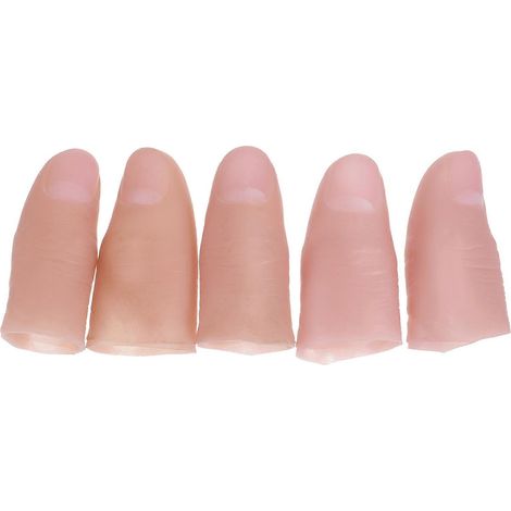 Lot de 5 protège-pouces factices pour tours de passe-passe, accessoires pour le pouce, manchons pour le pouce-5.5x2.5cm (1/3)