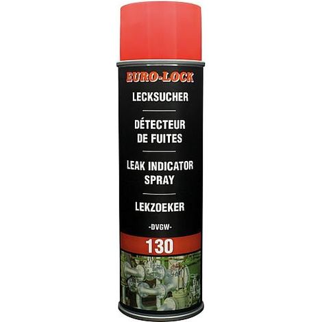 Détecteur de fuite, DVGW, EURO LOCK LOS 130 spray a pulvériser 400ml