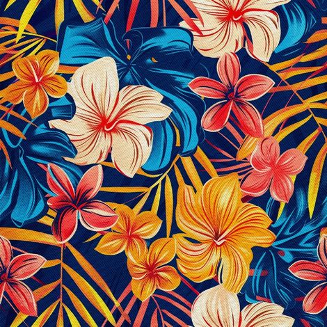 Tissu d'ameublement extérieur Oxford - Motif Été  DX8932 (1/5)