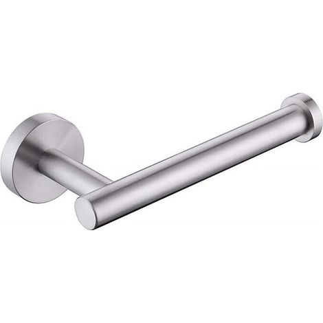 Toilettenpapierhalter, Wandmontierter Toilettenpapierspender, Toilettenpapierhalter zum Einschrauben, 12 cm, Gebürsteter Edelstahl (1/5)