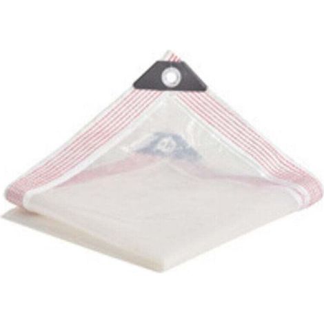 Bâche transparente avec oeillets, bache transparentes extérieur plastique serre avec, imperméable terrasse bâches de protection étanche, pour extérieur meubles de jardin tente, 2x3m Crezuo (1/4)