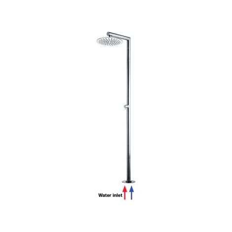Colonne de douche extérieure à mitigeur progressif chromé Nek - Bossini L00385030 (1/2)