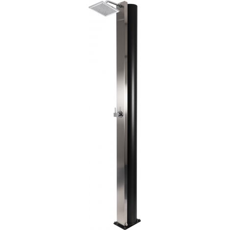 Douche de piscine solaire SQUARE acier inoxydable 60L (1/4)