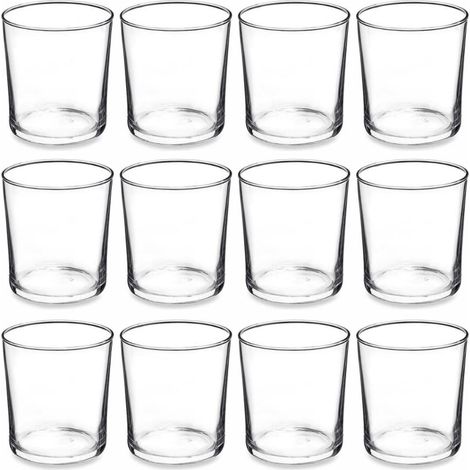 Lot de 12 photophores en Verre Transparent (1/5)