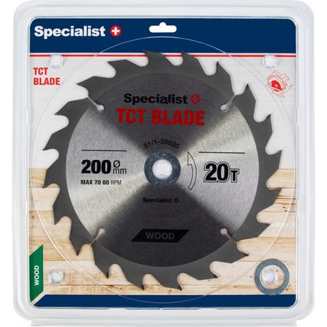 Lame de scie Specialist Wood 200x1 4x30/20/16 mm Z20