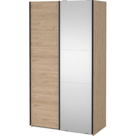Como Schiebetürenschrank 2 Türen 120x220cm Eiche Dekor. (1/5)