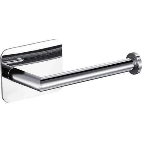 Lot de 2 rouleaux de rechange robustes pour porte-papier toilette rétractable, noyau blanc, pour salle de bain. (1/5)