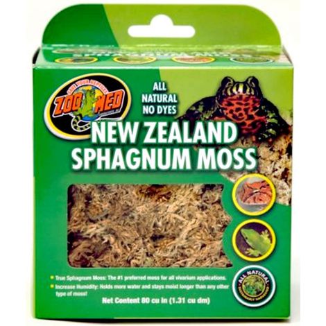 Muschio sfagno ideale per i terrari New Zealand 150 g