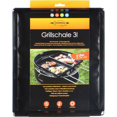 Brozio Durandal Selection Grillschale 3 L Grillbedarf