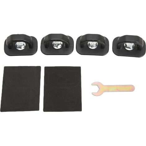 4pcs Ancrages Latéraux de Benne Amovibles Rétractables pour Chevy Silverado 2007-2021, Fixations de Caisse de Camion, Attaches de Remplacement (1/5)