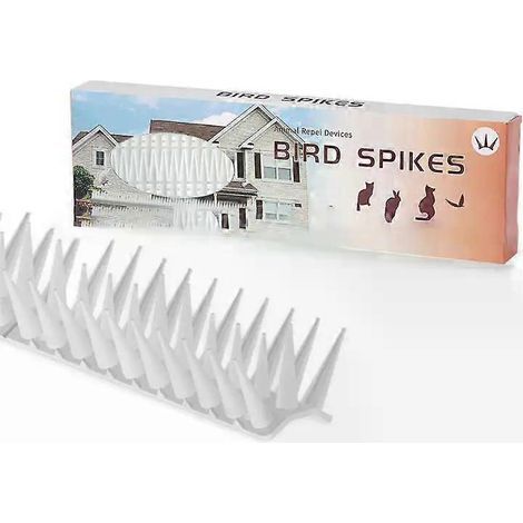HONORNIC - Piège anti-oiseaux, plante de protection, répulsif à oiseaux en plastique, épines acérées, fournitures de jardin, piège anti-oiseaux, épines pointues, pratique, piège anti-chat (1/4)
