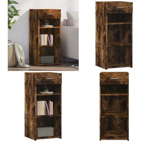 Sideboard Räuchereiche 40x42,5x93 cm Holzwerkstoff - Schreibtisch - Wohnzimmer Dekoration - Regal - Holzmöbel - Sideboard - Home & Living (1/5)