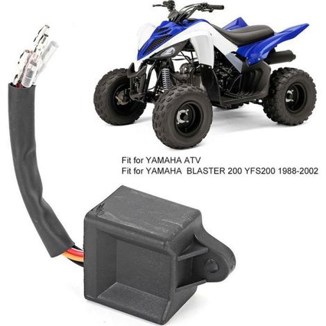 Module Allumage CDI - Énergie allumage accrue Haute stabilité - ATV YFS200 1988 2002 - Noir 3FL 85540 10 00 (1/5)