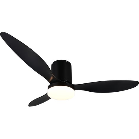 Plafonnier led ventilateur 20w 2500lm cct 2700 6500k 132cm noir mat telecommande ip20 - trio goteborg 208473501 208473501 208473501 208473501 208473501 208473501 (1/3)