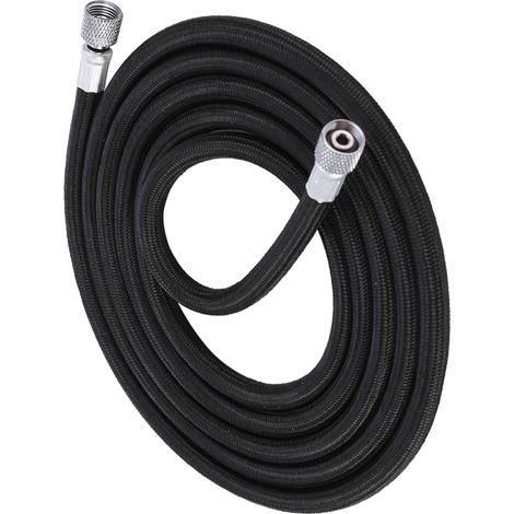 Tuyau de pistolet à peinture tressé en EVA, tuyau d'air, adaptateur 1/8"-1/4", 1,8 m (1/5)