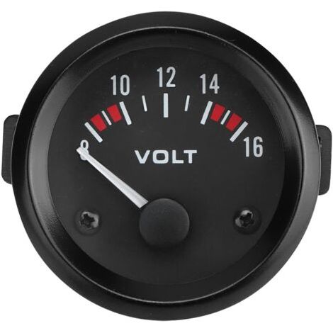 LAN Voltmètre universel pour voiture 12V, indicateur à aiguille universel 2\ (1/4)