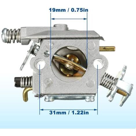 NALOOKAMIC  545081885 Carburateur pour Poulan 1900 1950 2150 2175 2350 2375 2450 2550 262 PP210 PP260 Tronçonneuse C1U-W8 C1U-W14 WT-324 WT-391 WT-600 WT-624 WT-625 WT-637 WT-662 WT-89 Carburateur