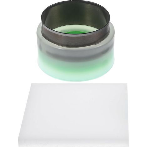 Scie Cloche pour Rideaux Manuelle en Plastique et Acier Blanc Ouverture Simple à Main, Format 5, 2cm, Usage Maison, Outil Pratique pour Perçage Rond (1/5)