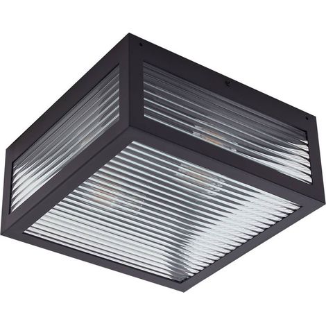 Lindby Lámpara de techo 'Bolgar' en Negro Metal