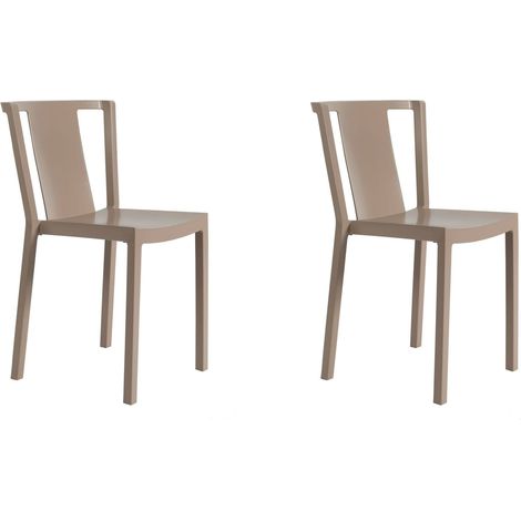 Resol NEUTRA Set 2 Silla Interior, Exterior Chocolate