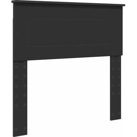 Testiera Rovere Nero Legno multistrato vidaXL