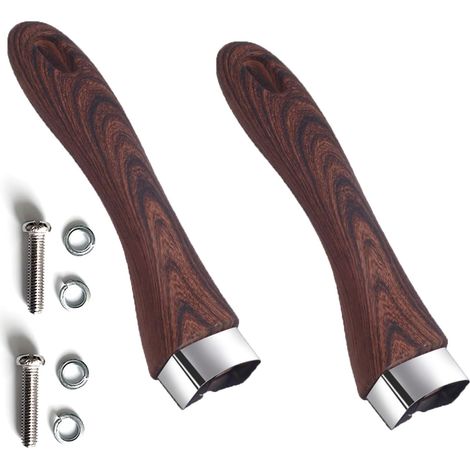 asas extraíbles, asas extraíbles universales, asas de cocina, aptas para la mayoría de los accesorios de cocina (marrón) (1/5)