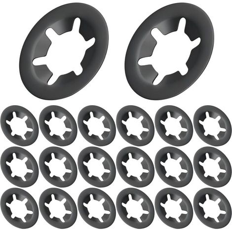 20 Pièces Rondelle, Rondelle de Blocage, 8mm I.D, 18mm O.D Rondelles Internes, Rondelles À Verrouillage pour Machines et Equipement