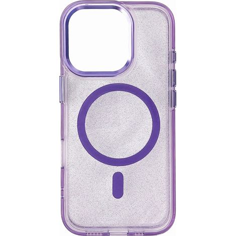 Glitzerhülle MagSafe für iPhone 16 – Pink mit Glitzer (1/5)