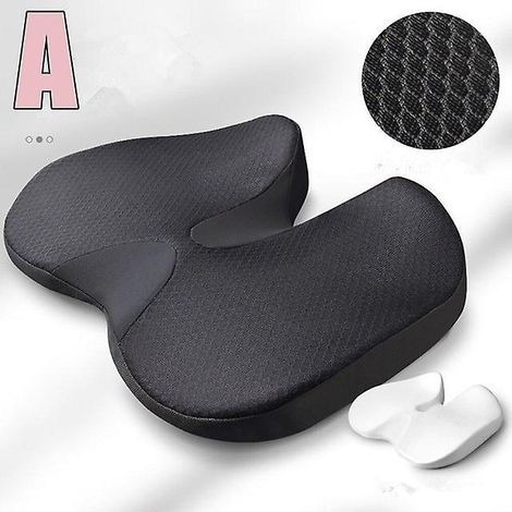 Le Coussin De Siège Orthopédique En Mousse À Mémoire De Forme Antidérapante Soulage Les Douleurs De La Prostate Du Coccyx Et Du Nerf Sciatique Offrant Un Confort Optimal (1/5)