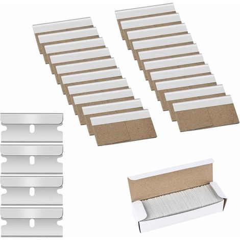 100 Pièces Lame Grattoir de Rechange Lames de Rechange pour Grattoir (1/5)
