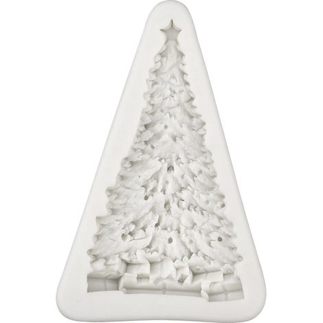 Moule En Silicone Arbre De Noël - Moule À Chocolat Et À Gâteau - 1 Cavity - Pour Décoration De Cupcakes Et Biscuits - 1 Pièce (1/5)