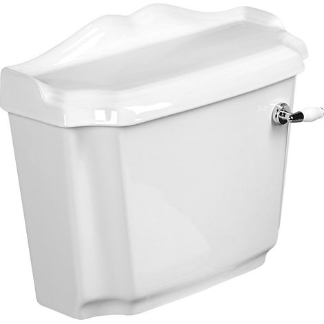 Citerne WC ANTIK comprenant mécanisme de chasse, blanc
