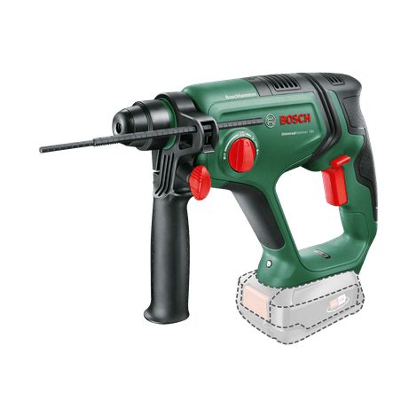 Bosch Akku Bohrhammer UniversalHammer 18V (ohne Akku, 18 Volt System, BohrØ in Beton: 16mm)