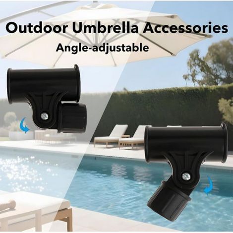 Support Pour Parasol - ABS - Réglable En Inclinaison - Pour Terrasse Extérieure - Lot De 1 Pièce (1/4)
