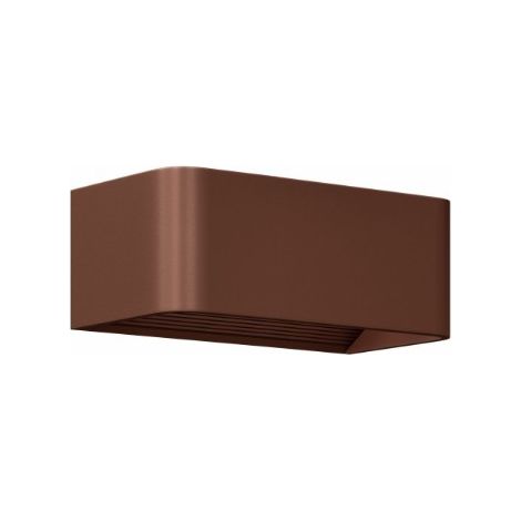 Applique decorativa rettangolare ICON a led per interni 7W corten Beneito Faure 4385 (1/2)