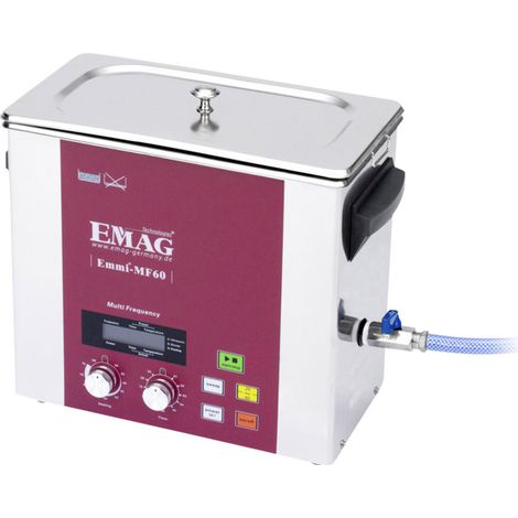 Emag EMMI-MF60 Ultraschallreiniger Werkstatt, Universal 6 l mit Heizung