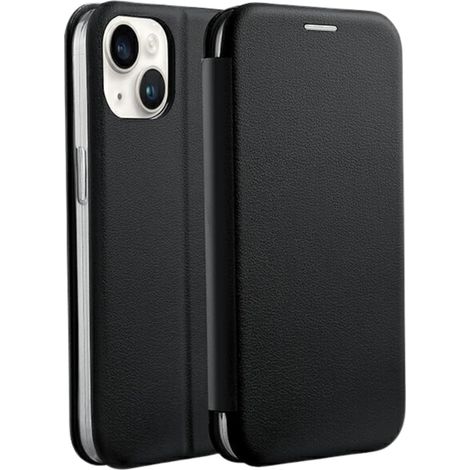 Funda magnética Beline Book para iPhone 15 Plus 6.7 negra/negra