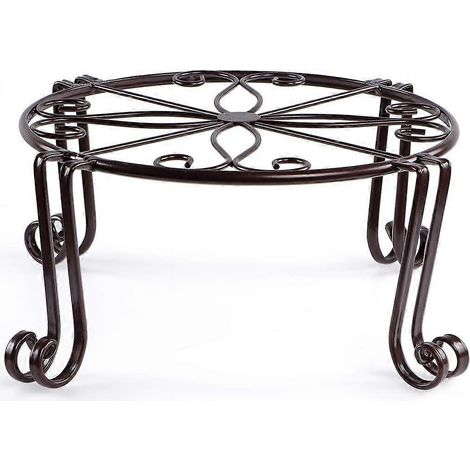 Support pour plantes, support en métal pour plantes en pot 3015CM, porte-pot de fleurs en fer forgé pour la décoration (marron) (1/5)