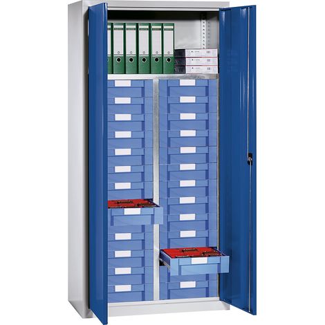 eurokraft pro, Armoire d'atelier et à tiroirs, 1 tablette, 26 (1/2)